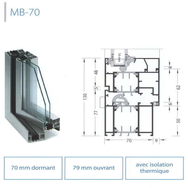ChÃ¢ssis aluminium MB 70 DBH construct Ath - Soignies